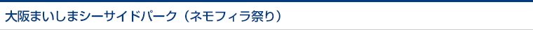 大阪まいしまシーサイドパーク（ネモフィラ祭り）